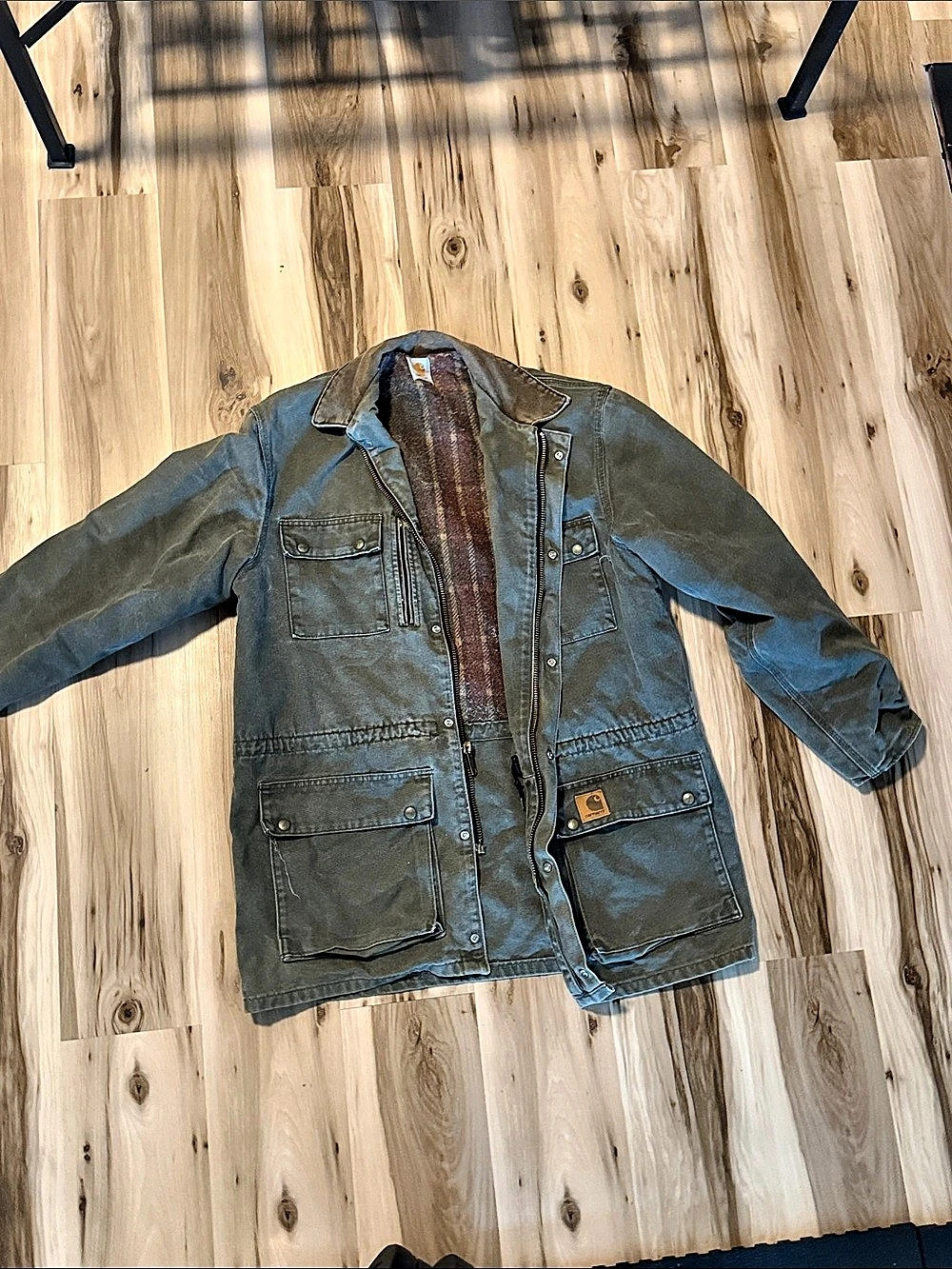 Carhartt Vintage Blanket-Lined Field Utility Jacket Men's Green Field Jacket